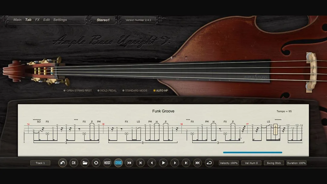 Ample Sound Ample Bass Upright III v3.1.0 (Win, Mac) โปรแกรมทำเพลง