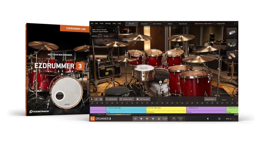 Toontrack EZ Drummer 3 โปรแกรมทำเพลง VST, VSTi, Plugins GoPlugin